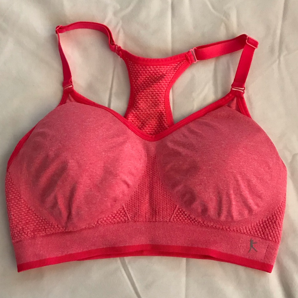 Racer Back Sports Bra - Pinkish Red